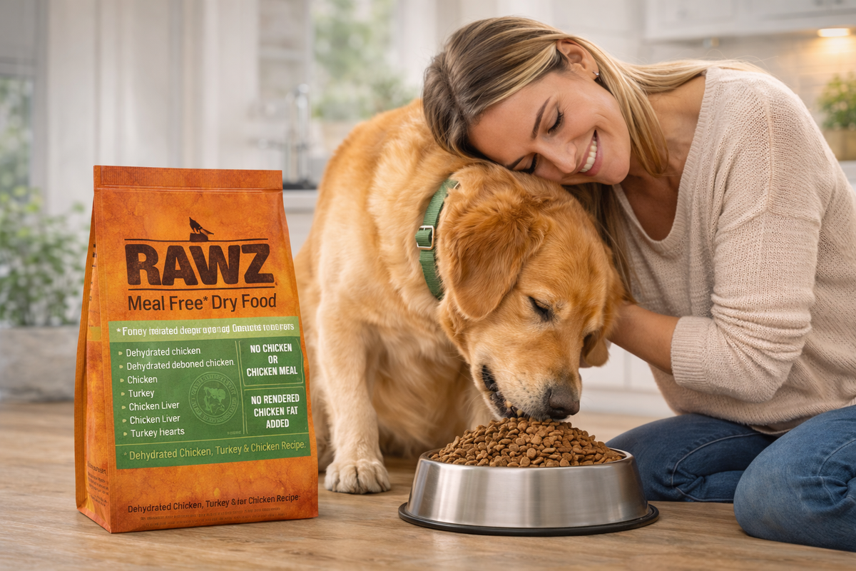 RAWZ Meal-Free Dehydrated Chicken, Turkey & Chicken Dog Food