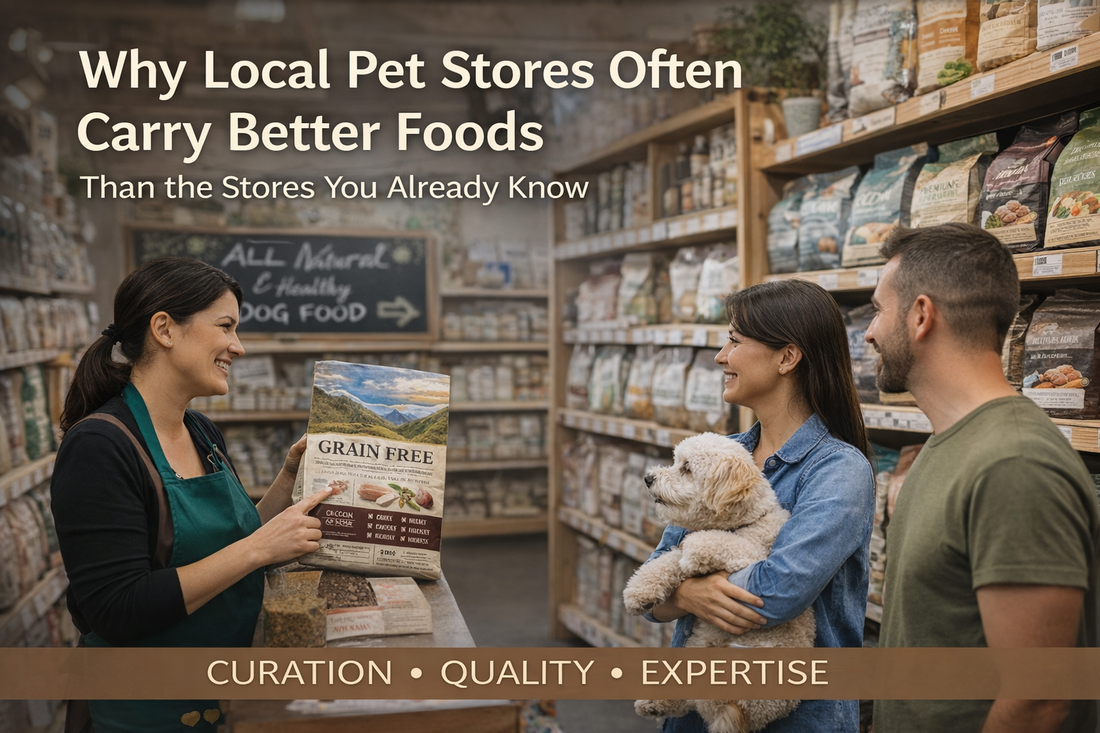 Why Local Pet Stores Often Carry Better Foods Than the Stores You Already Know