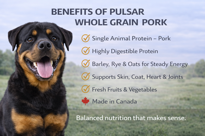 Horizon Pulsar Whole Grain Pork Dog Food