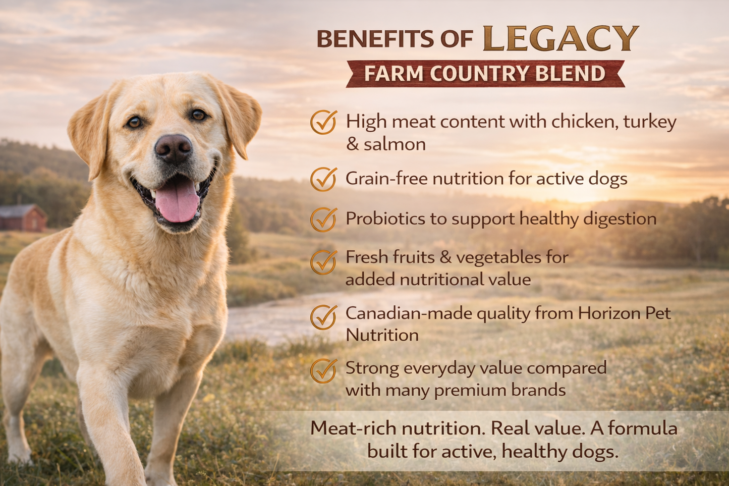 Horizon Legacy Farm Country Blend Dog Food