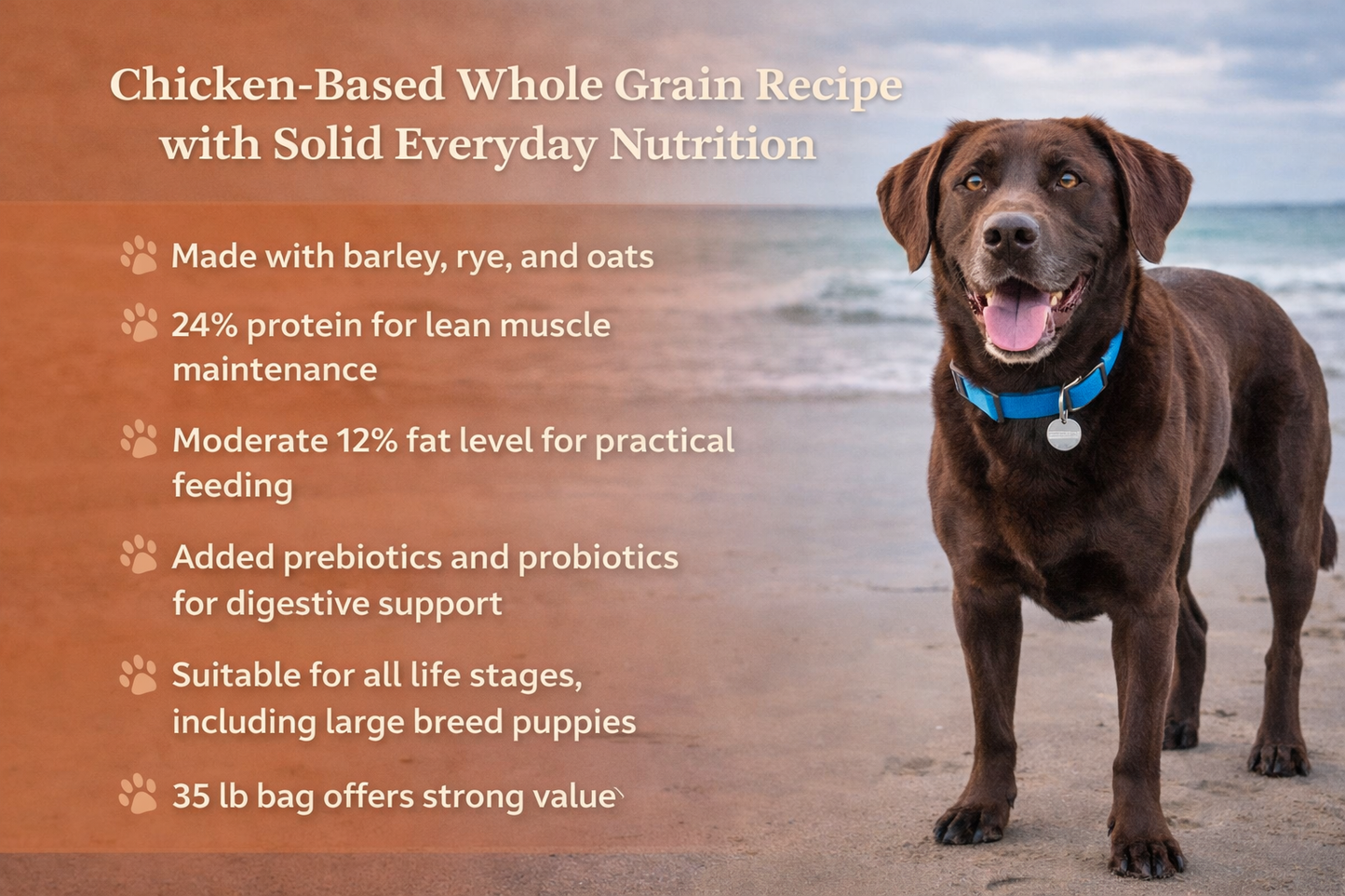 Horizon Taiga Chicken Whole Grain Dry Dog Food