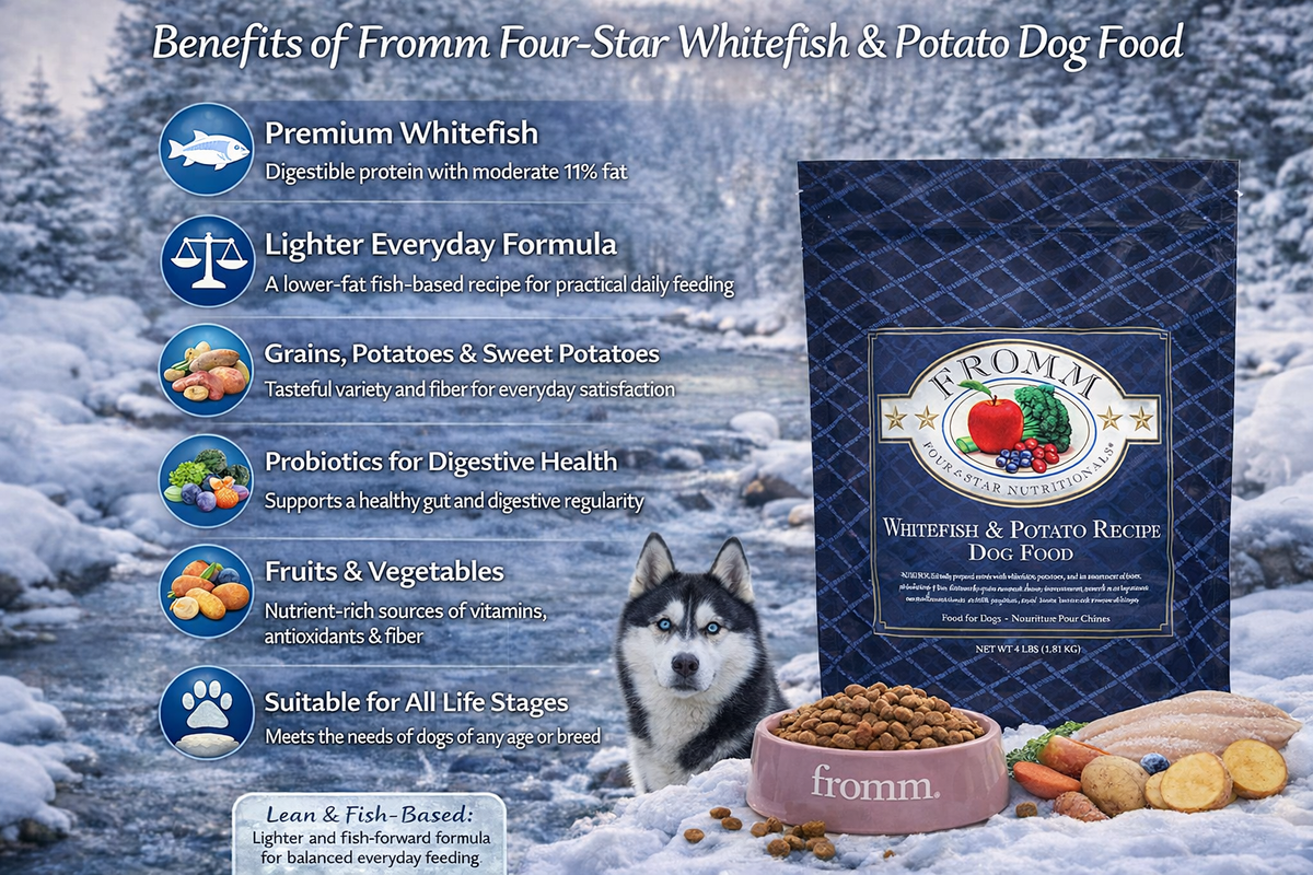 Fromm Four-Star Whitefish & Potato Recipe Dog Food