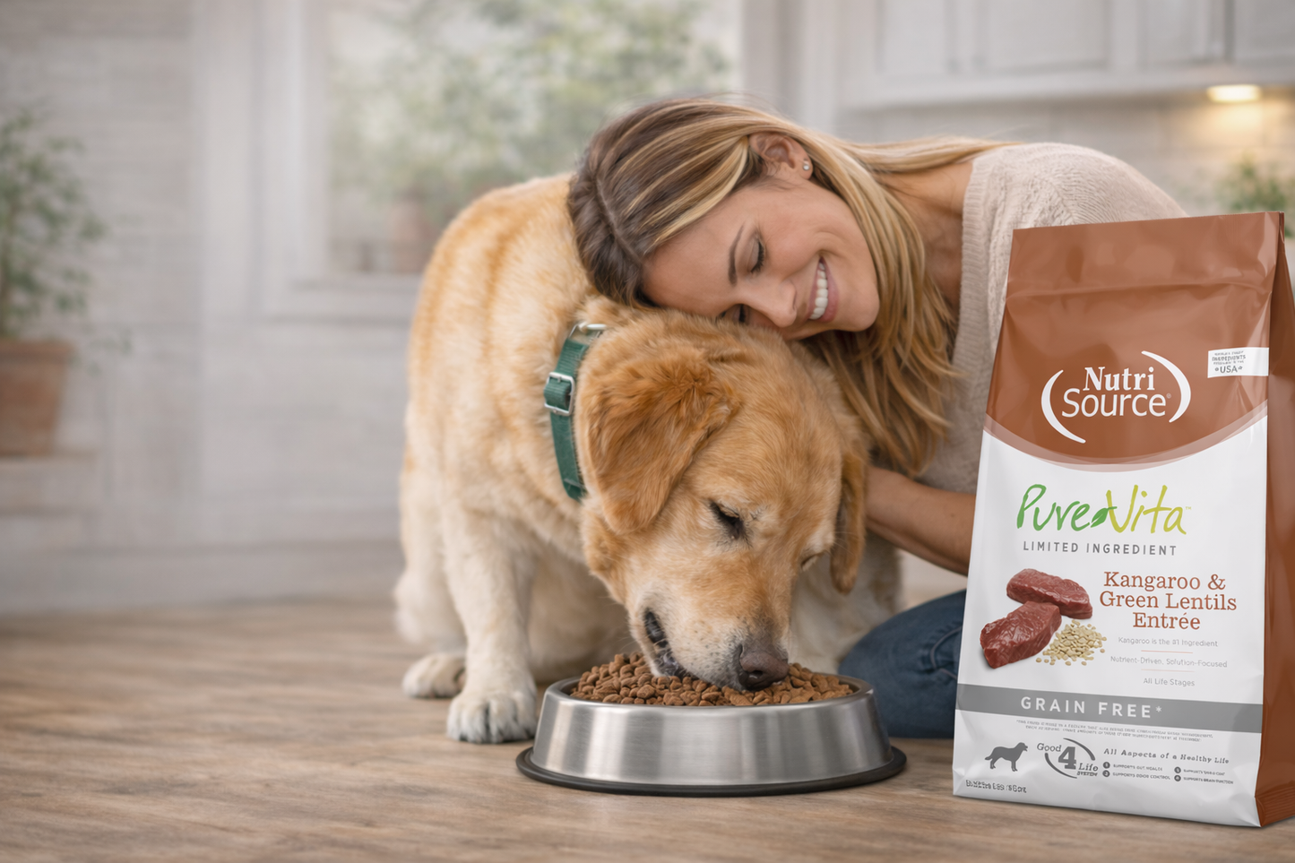 NutriSource PureVita Kangaroo & Green Lentils Entrée