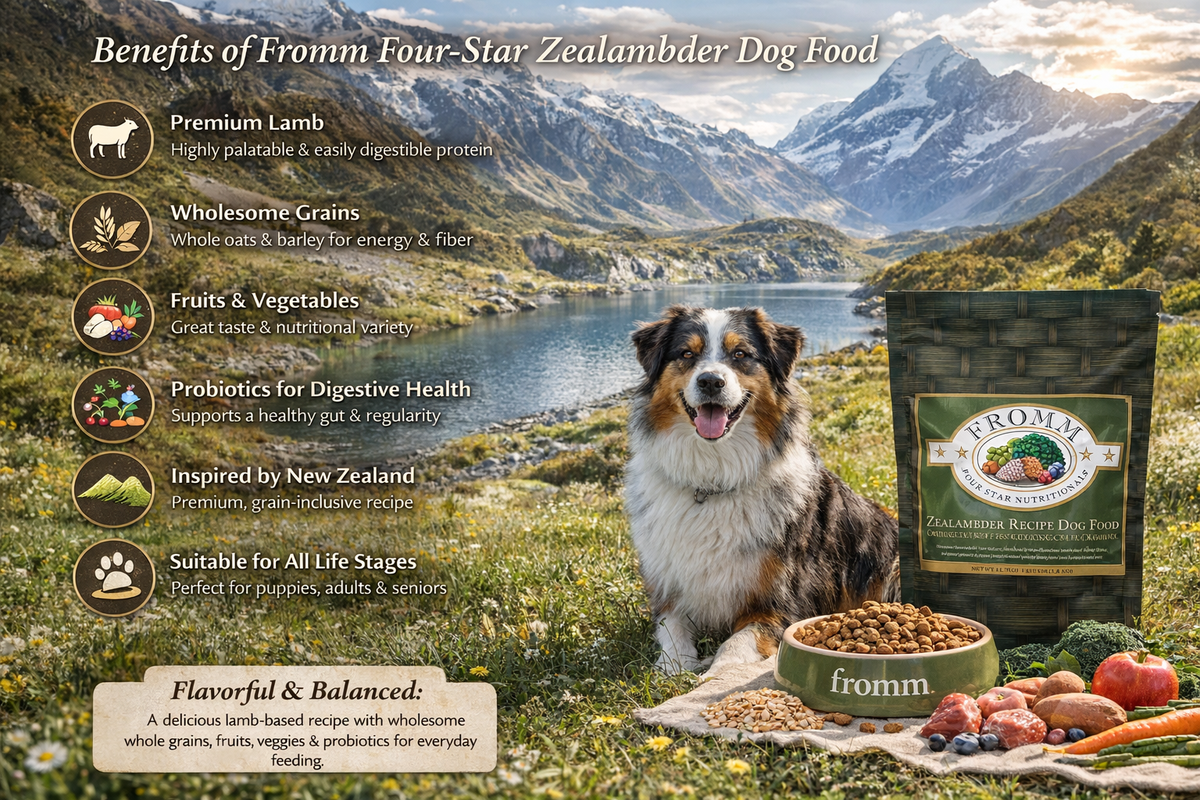 Fromm Four-Star Zealambder Recipe Dog Food