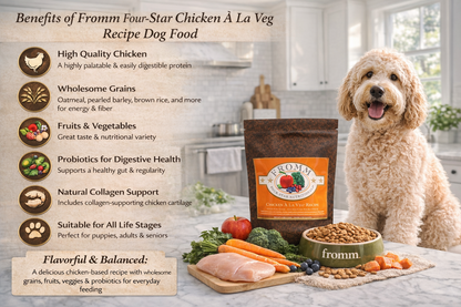 Fromm Four-Star Chicken À La Veg Recipe Dog Food
