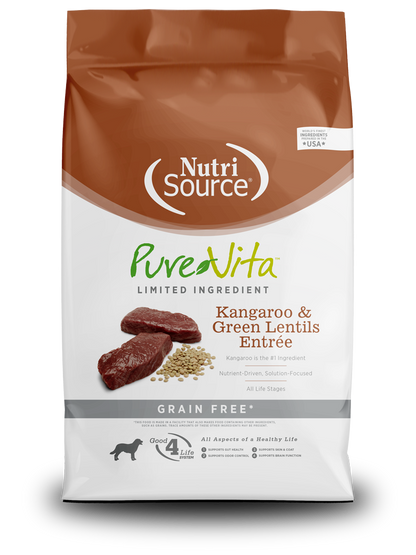 NutriSource PureVita Kangaroo & Green Lentils Entrée