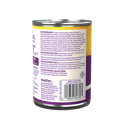 Wellness® Homestyle Stew Chicken Stew with Peas & Carrots Wet Dog Food 12.5 oz